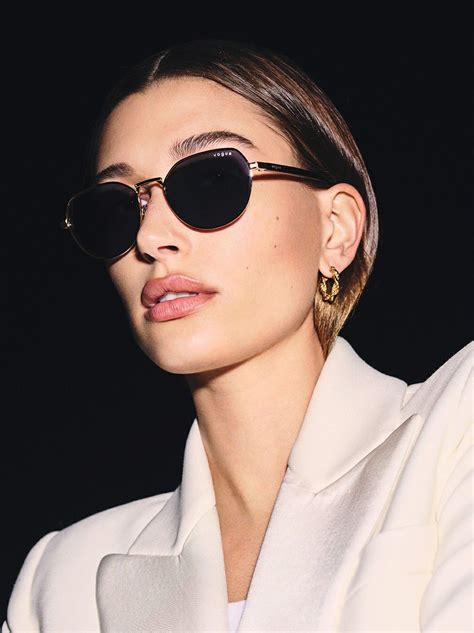 occhiali ysl hailey met|Hailey Bieber Talks Her New Eyewear Line and What She’s.